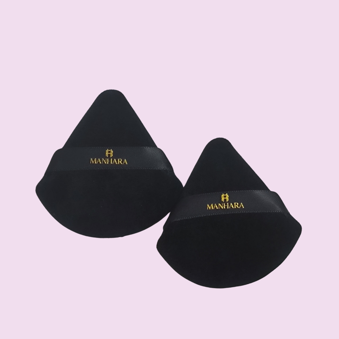 Houpette noir Manhara x2