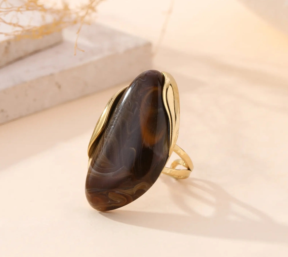 BAGUE SAMANTHA marron