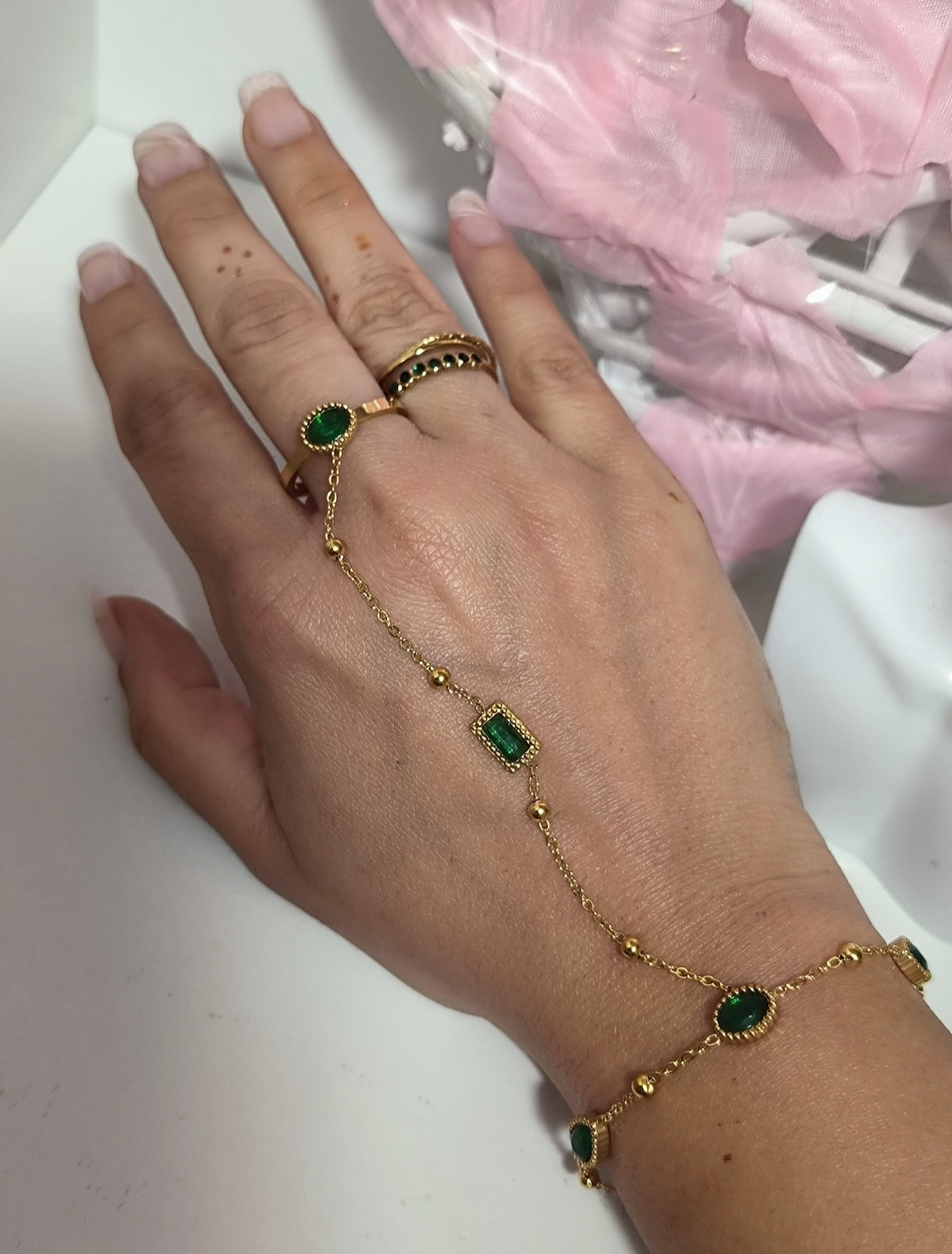 Chaîne de Main avec Bague intégré MIRAGE