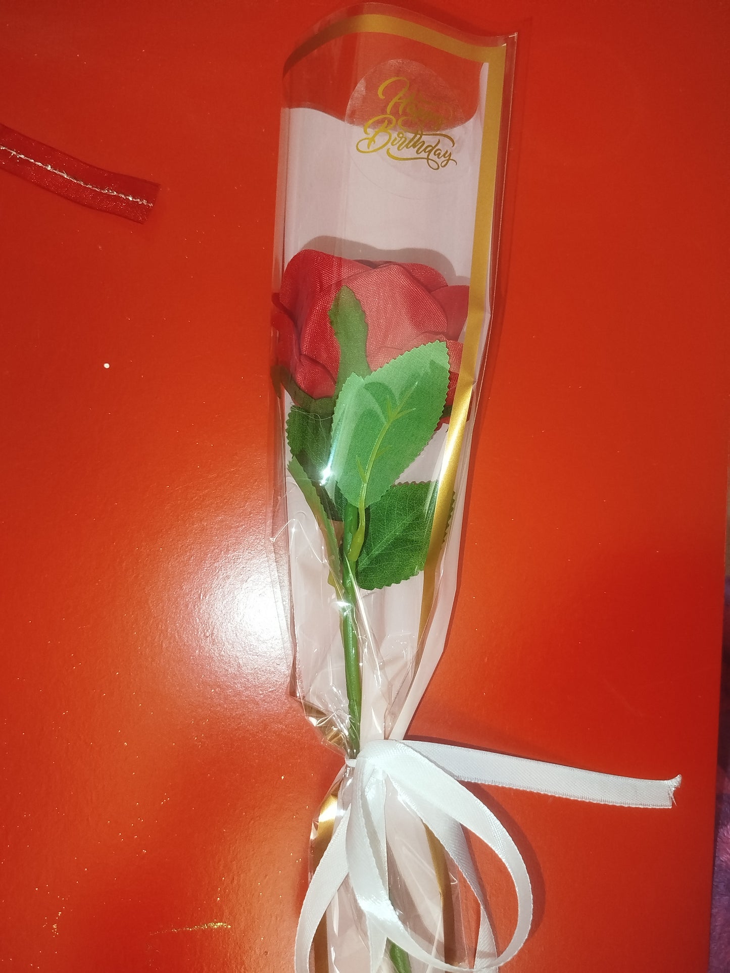 Rose (boîte à bijou + 1 Bijou au choix) emballage ROSE