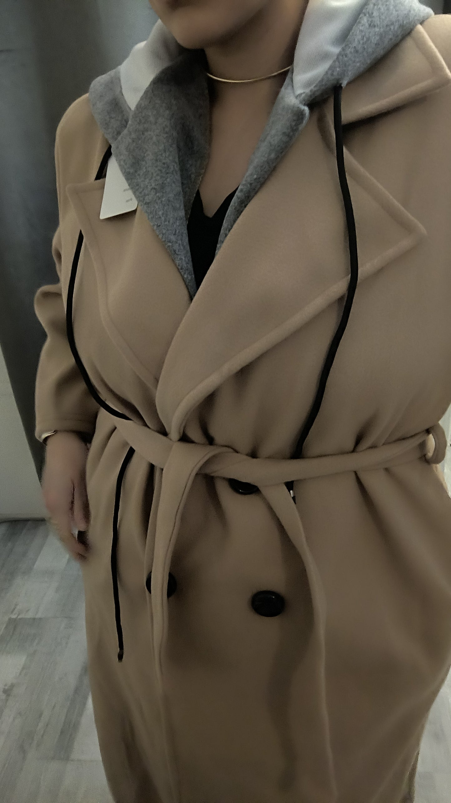 Manteau Capuche Taille Unique
