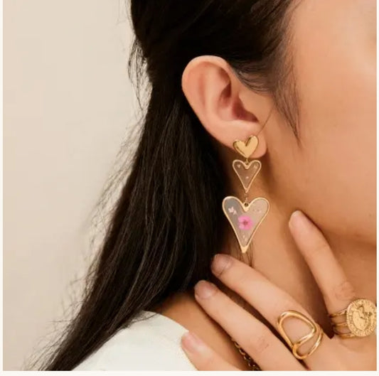 Boucles d'oreilles ROSY