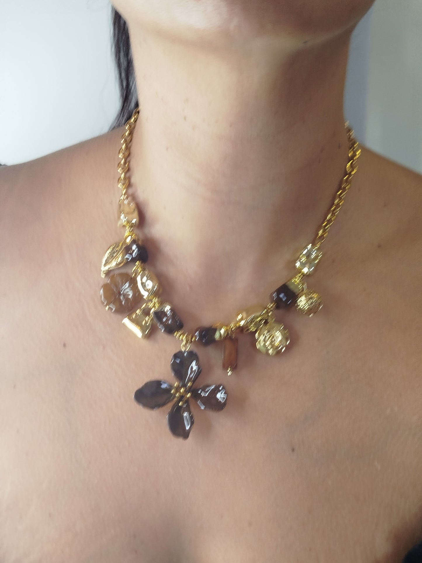 collier MIRAGE MARRON