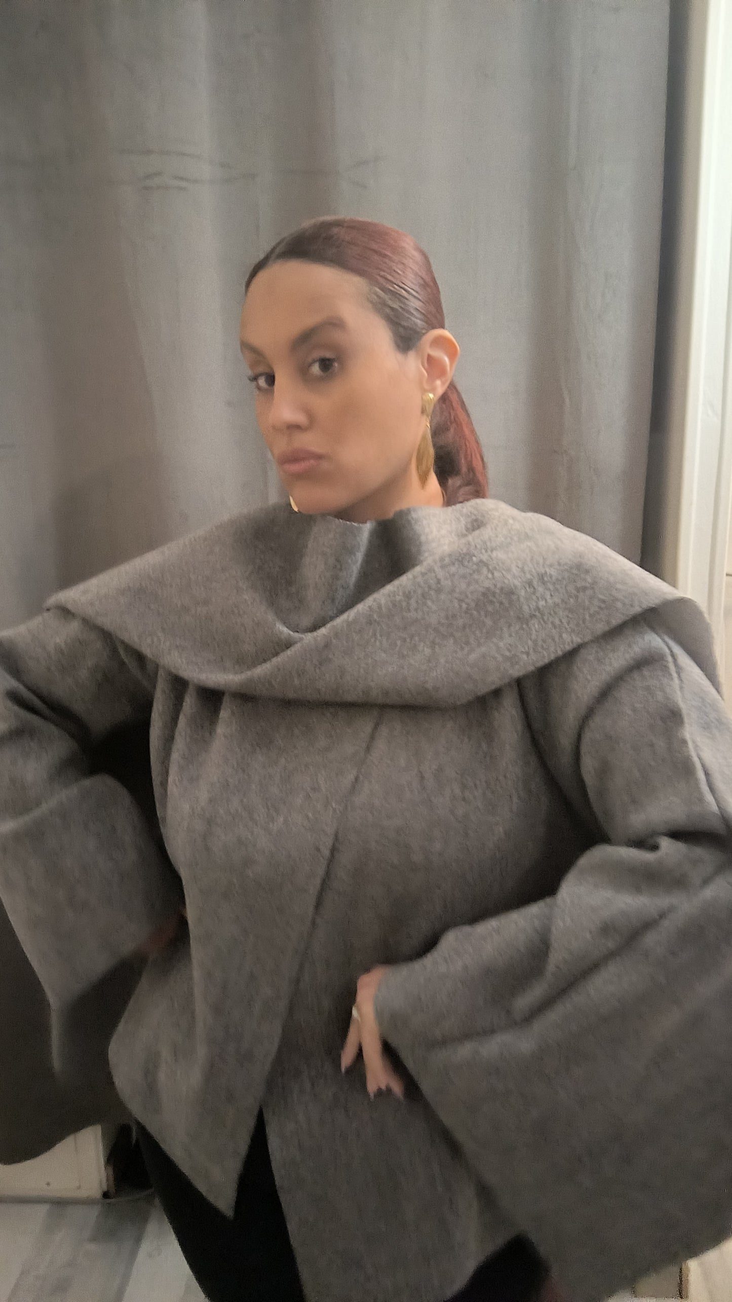 Veste Cape grise Taille Unique