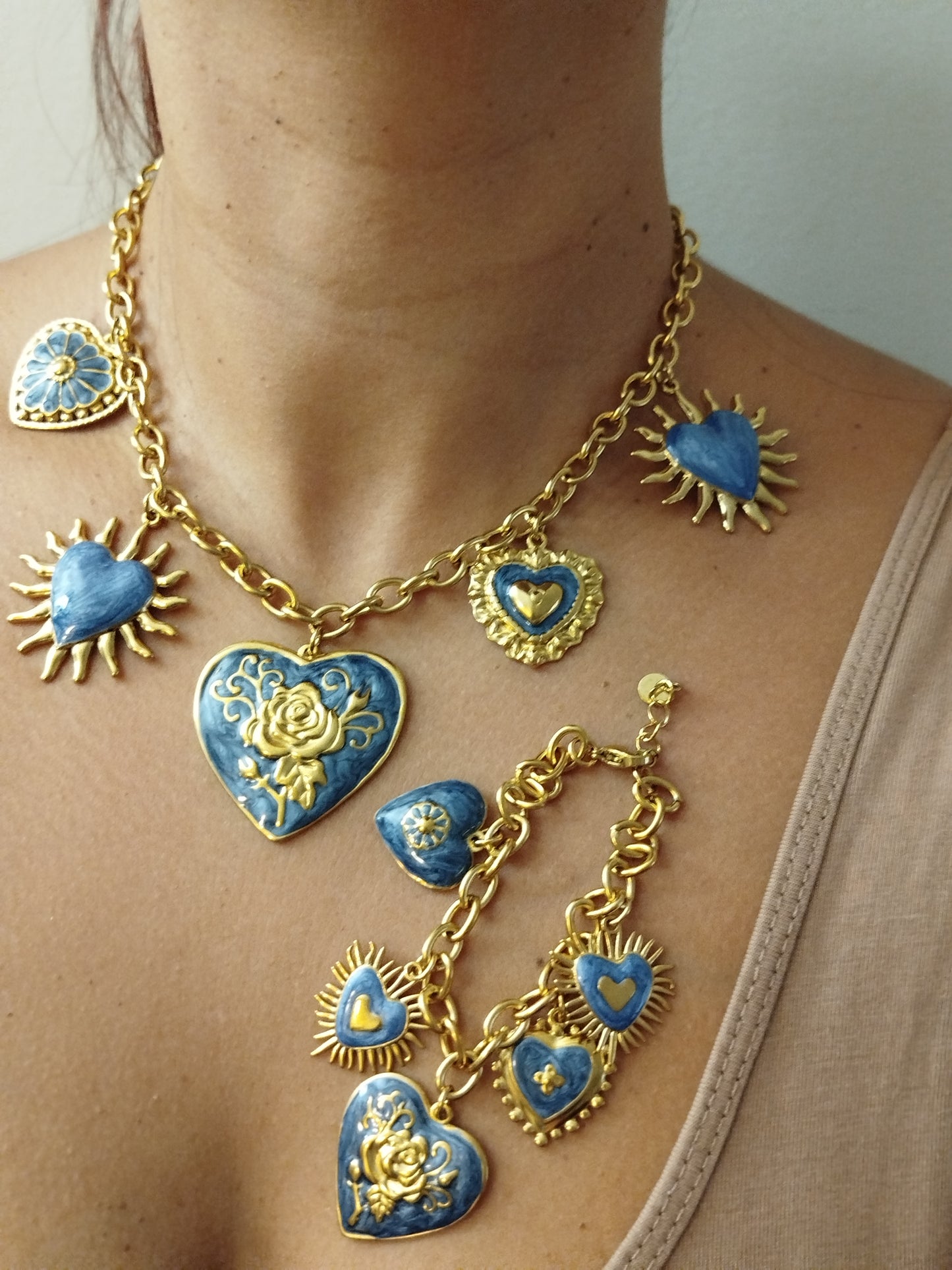 Collier ROSANA Bleu