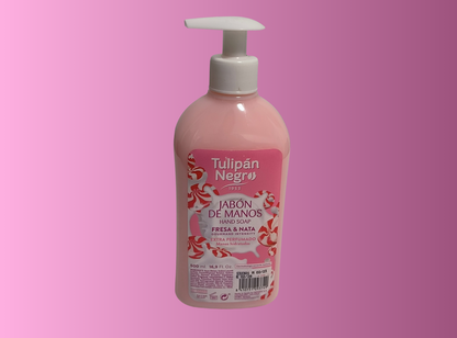 Savon pour les Mains "Fraise Chantilly" Tulipan Negro 500ml
