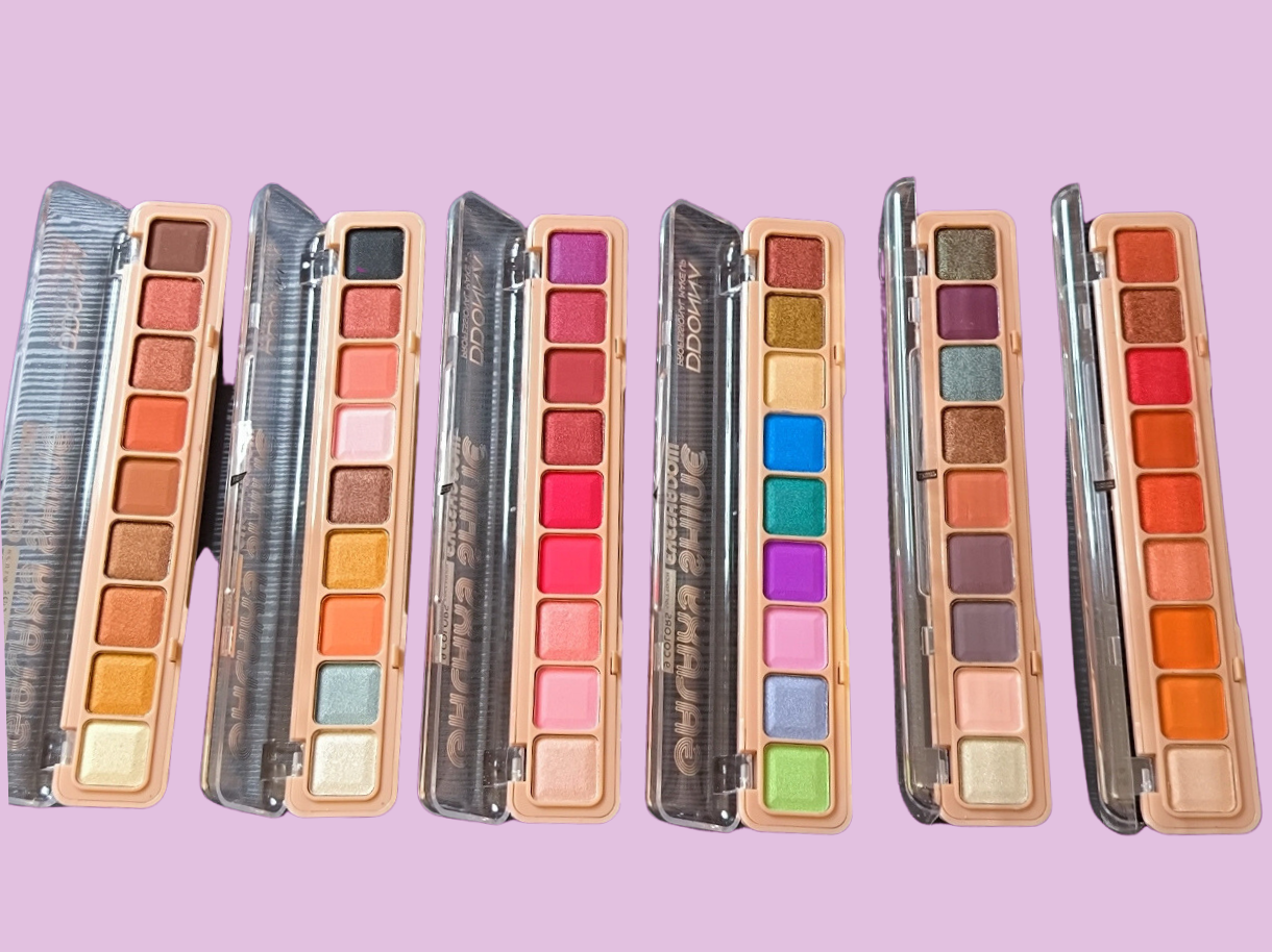 FARDS A PAUPIÈRES 9 COULEURS D'DONNA GALAXY SHINE 6 Palettes au choix