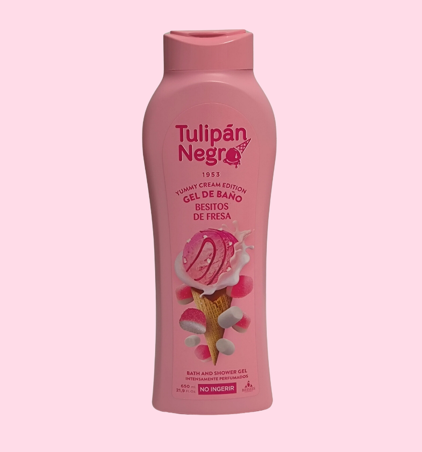 Gel Douche bisous à la Fraise. 650ml