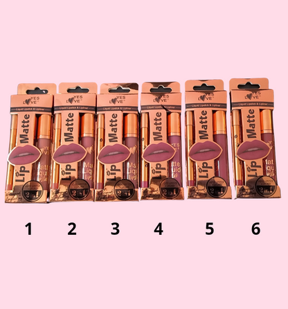 DUO ROUGE À LÈVRES LIQUID + CRAYON MATTE YES LOVE