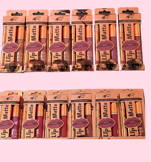 DUO ROUGE À LÈVRES LIQUID + CRAYON MATTE YES LOVE