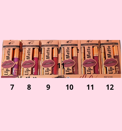 DUO ROUGE À LÈVRES LIQUID + CRAYON MATTE YES LOVE