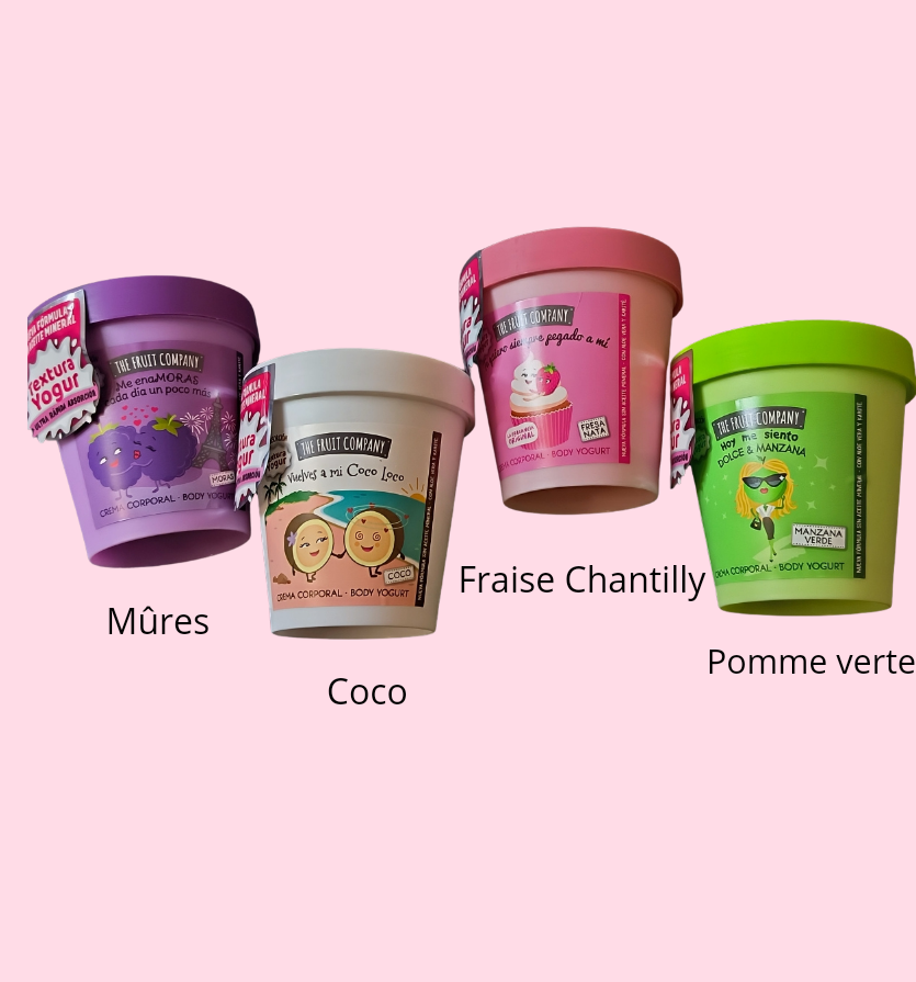 CRÈME CORPORELLE YAOURT  FRAISE CHANTILLY
