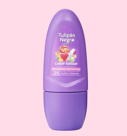 DEODORANT ROLL ON "CANDY FANTAISY" Tulipan negro