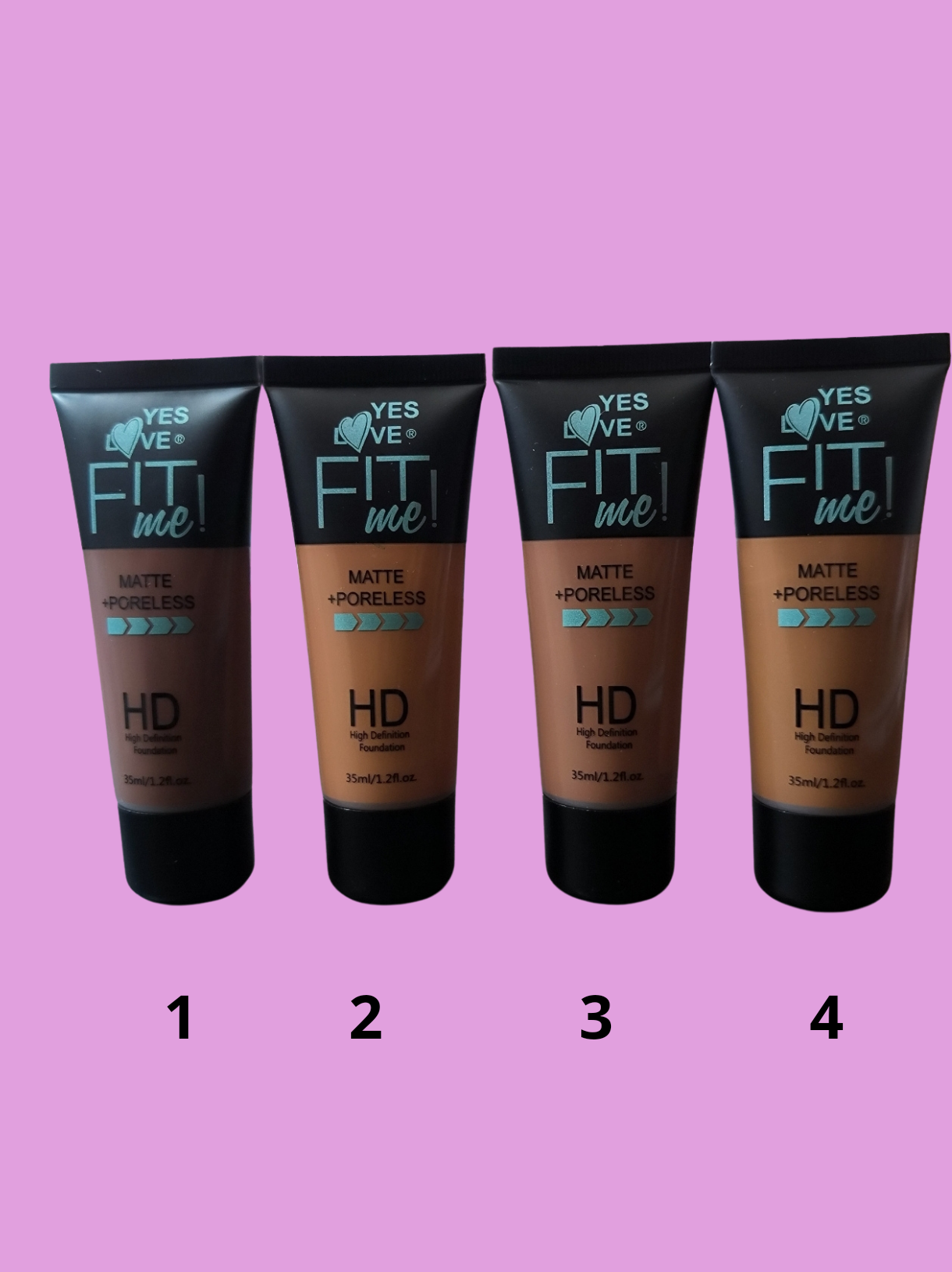 FOND DE TEINT CRÈME HYDRATANT. TEINTES FONCÉES DE CHEZ YES LOVE