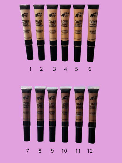 ANTI-CERNES COUVRANCE 12 TEINTES YES LOVE