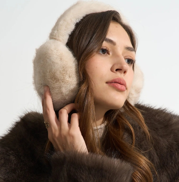 💙CACHE OREILLES BEIGE