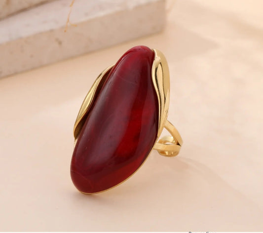 BAGUE SAMANTHA ROUGE