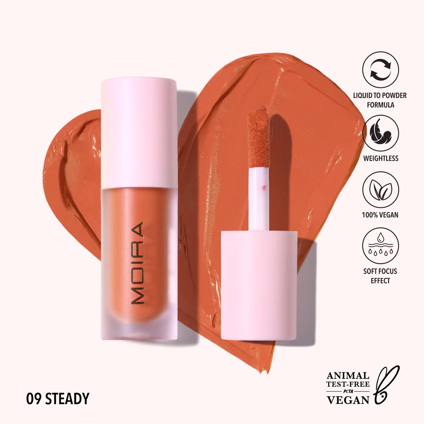 Fard à joues liquide Love Steady (009, Steady)