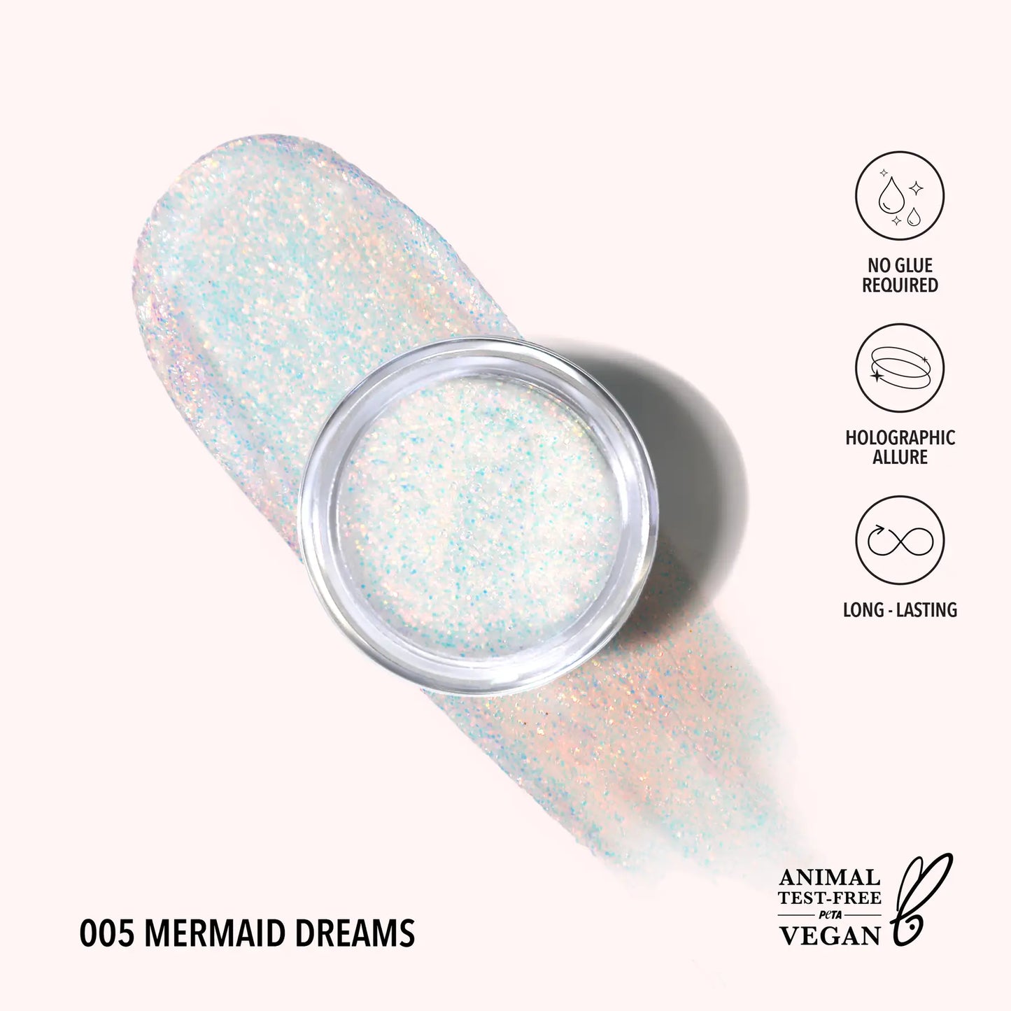 Gel à paillettes holographiques (005, Mermaid Dreams)