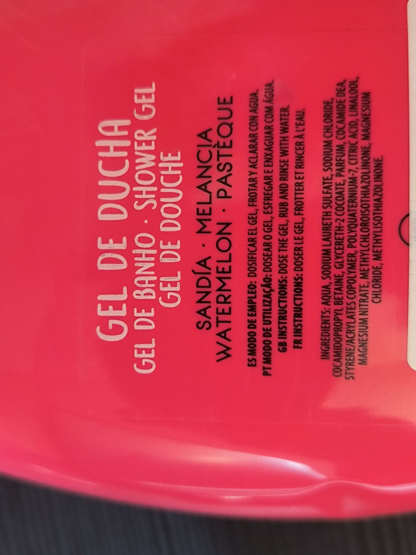 Gel Douche Pastèque 600ml