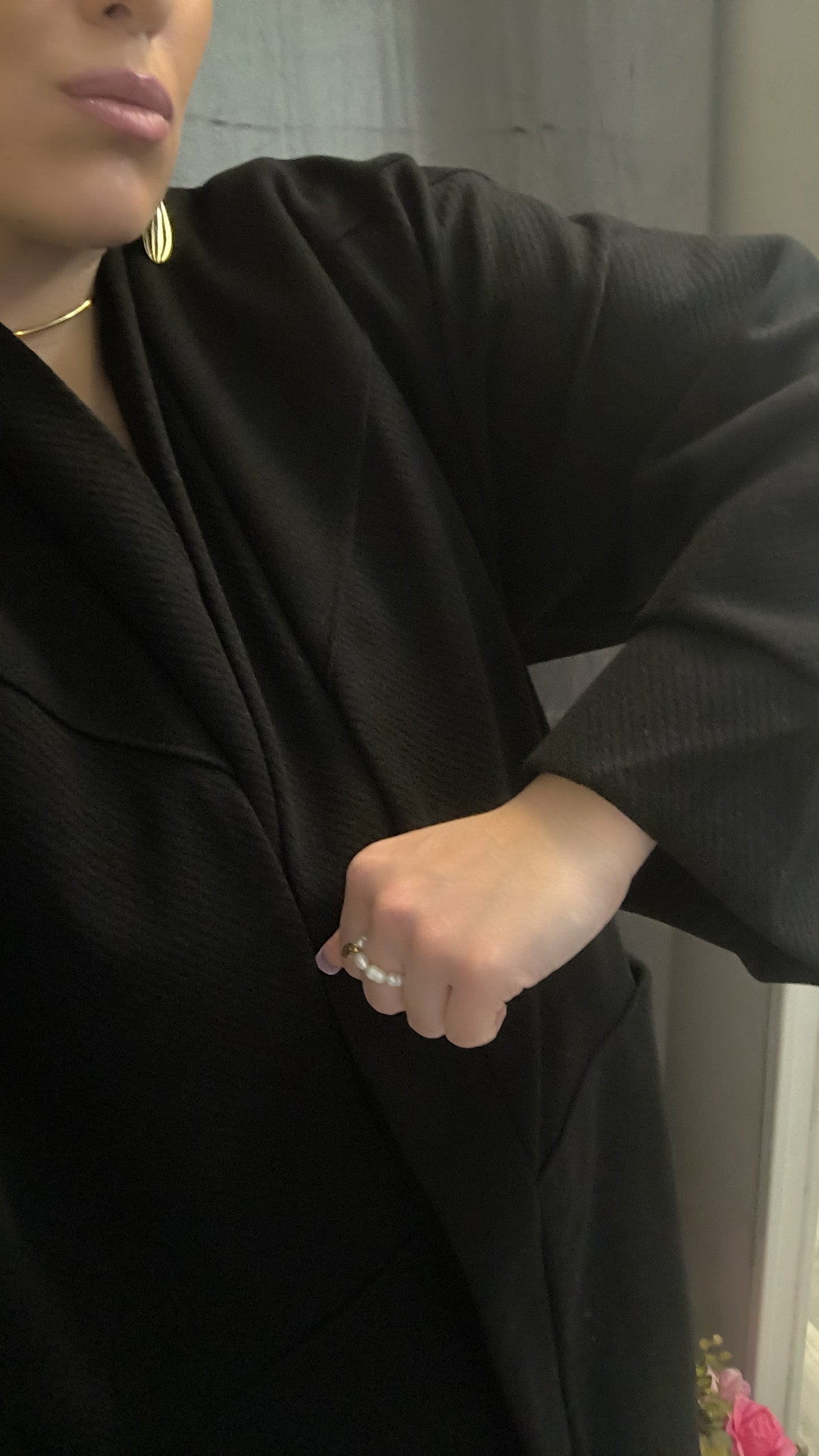 Veste longue Noir taille Unique