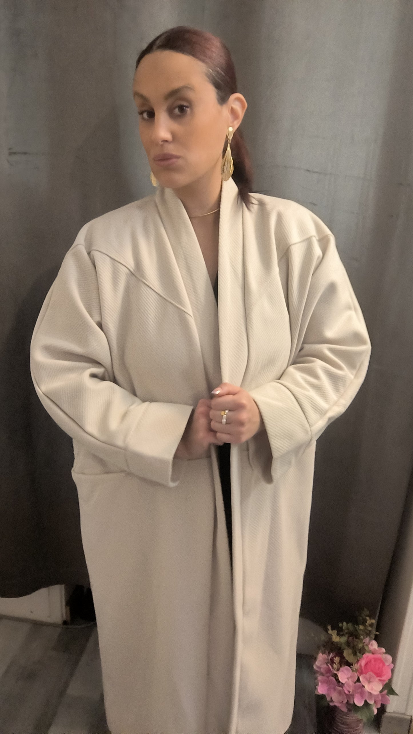 Veste longue Beige Taille Unique