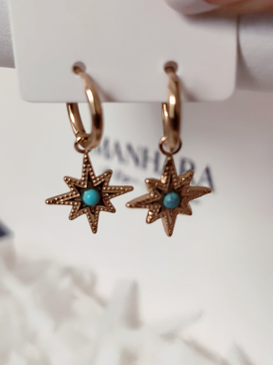 Boucles d'oreilles star