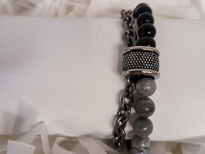 Bracelet MAN gris