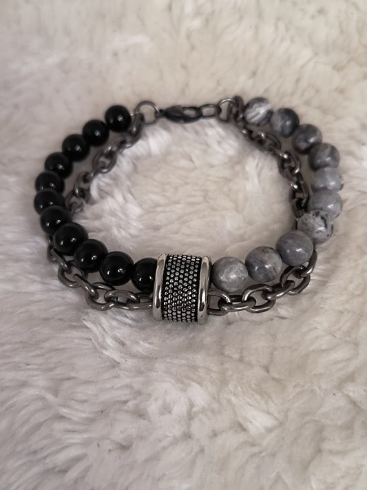 Bracelet MAN gris