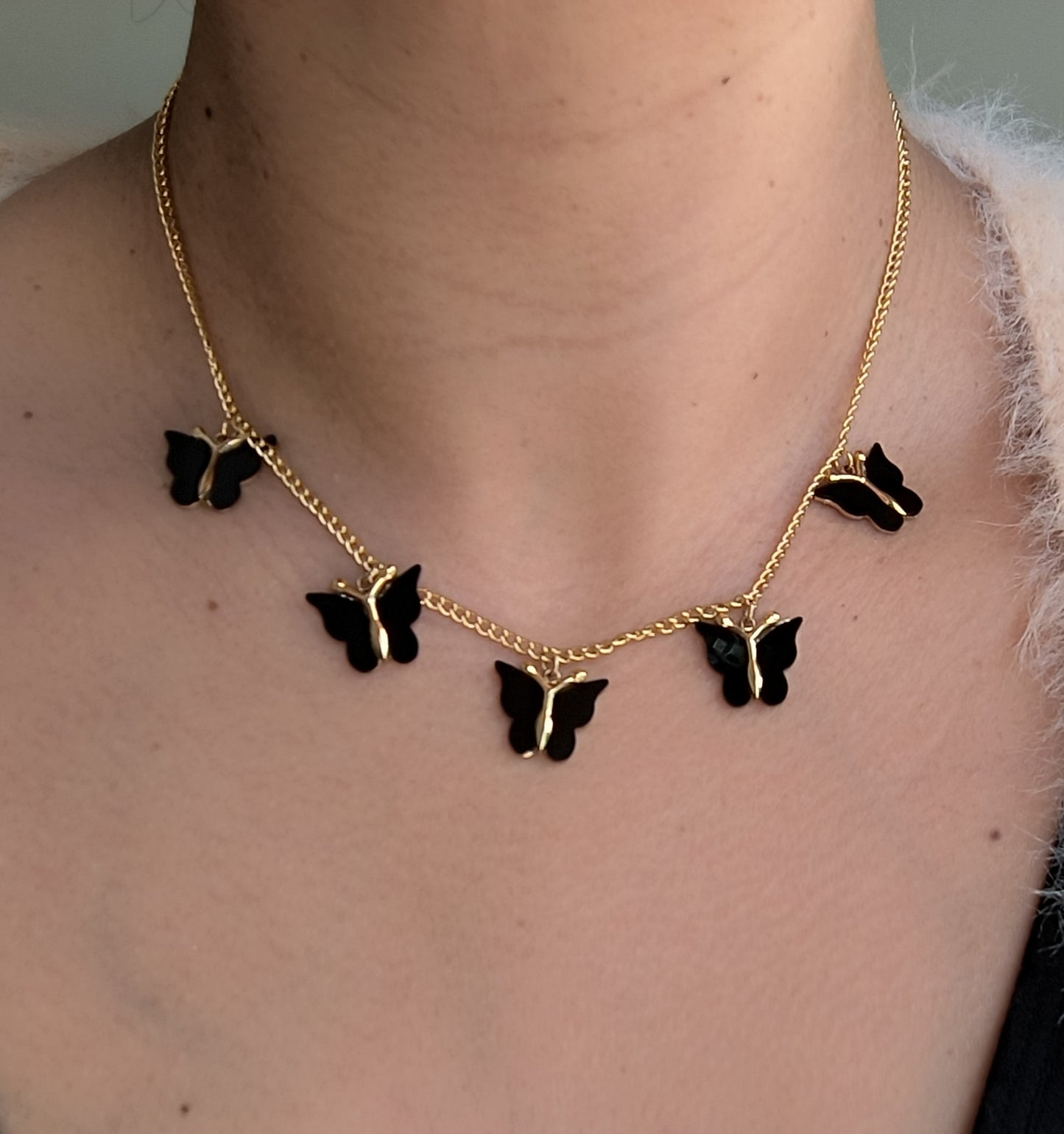 Collier papillon