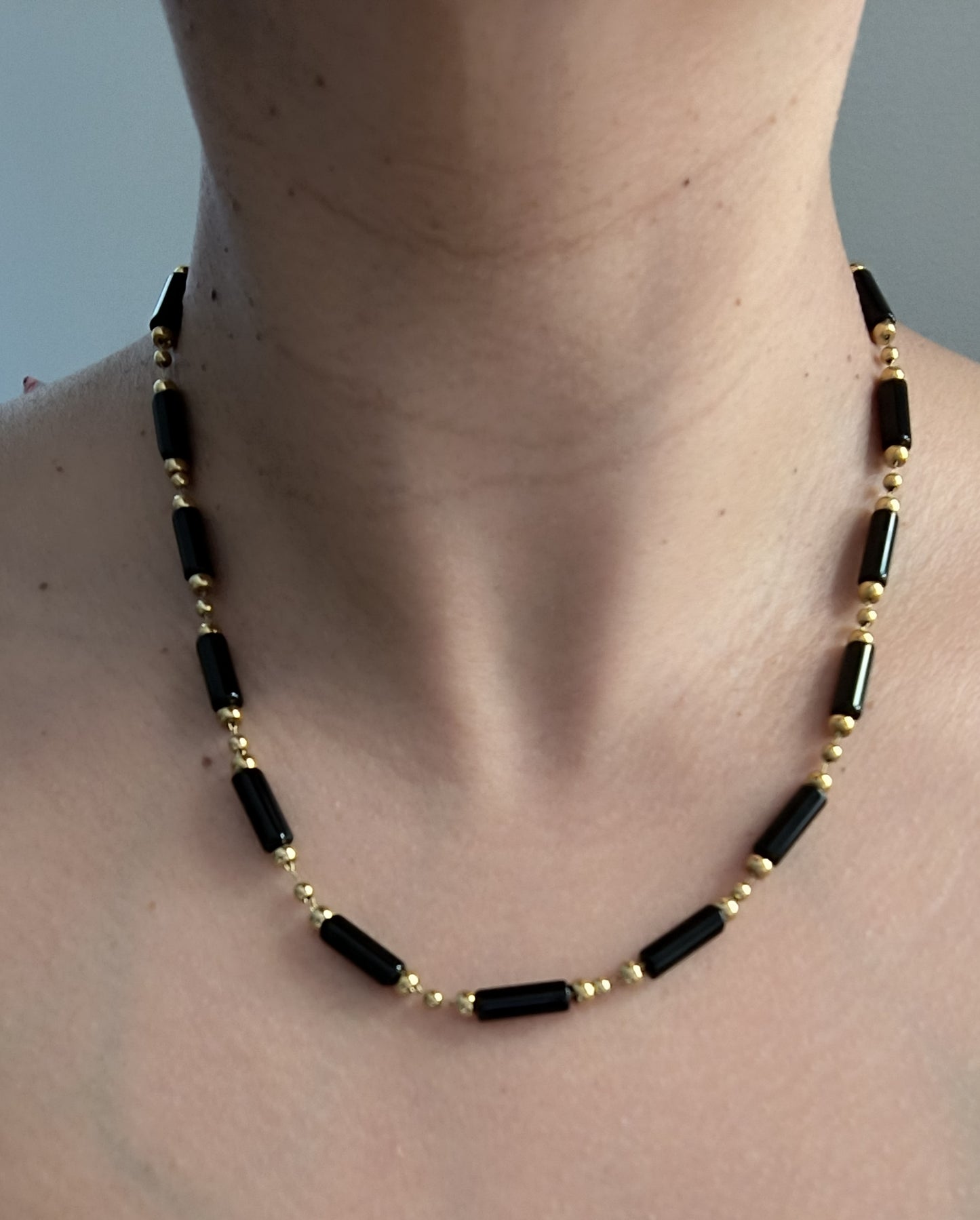 Collier GEMINA noir