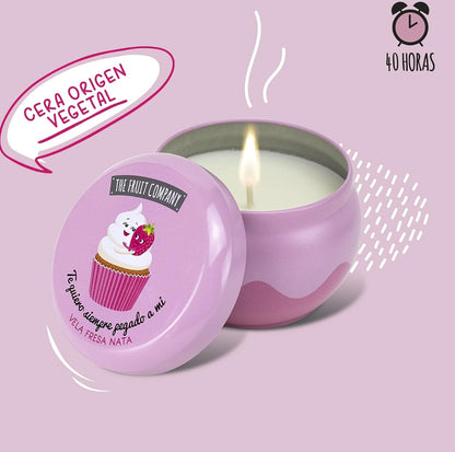 Bougie Parfumée The Fruit Company. Fraise Chantilly