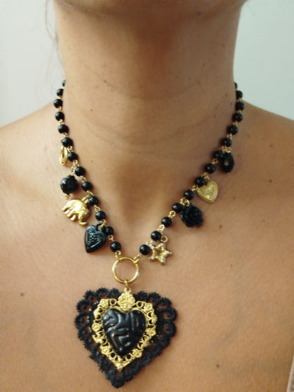 Collier DALIA NOIR