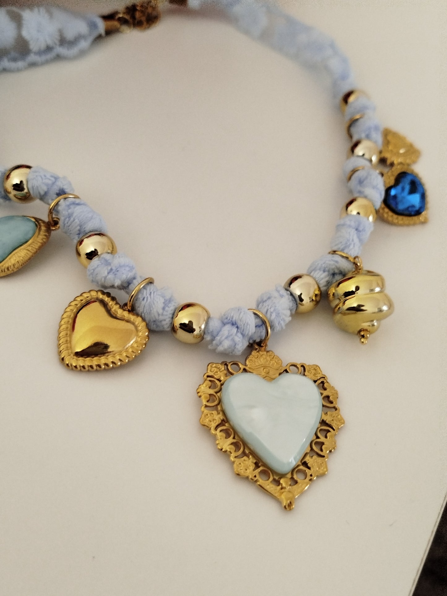 💙Collier dentelle ABY