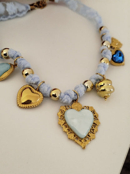 💙Collier dentelle ABY