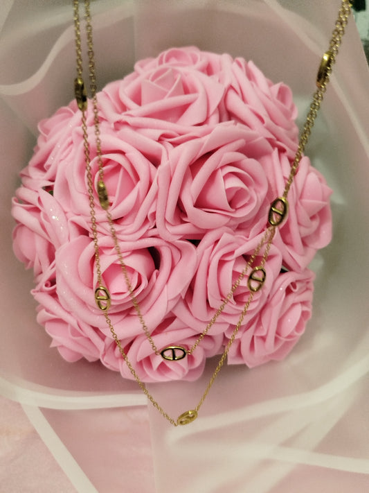 Collier LOUVE double rang