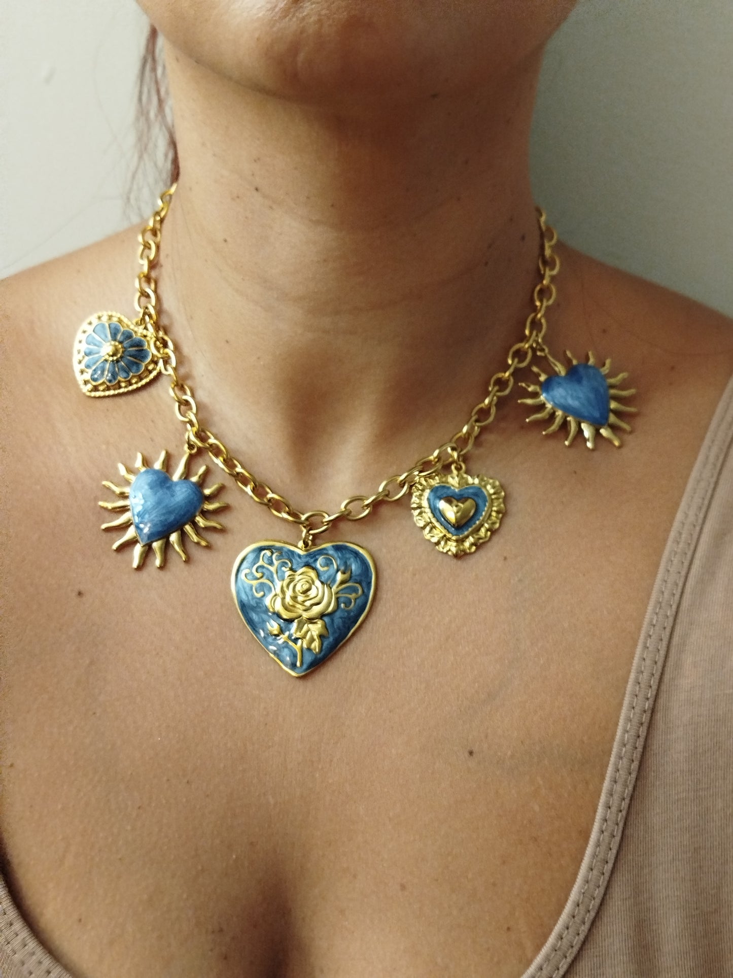Collier ROSANA Bleu