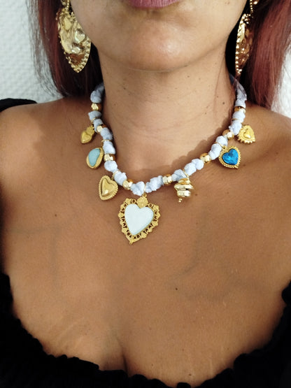 💙Collier dentelle ABY