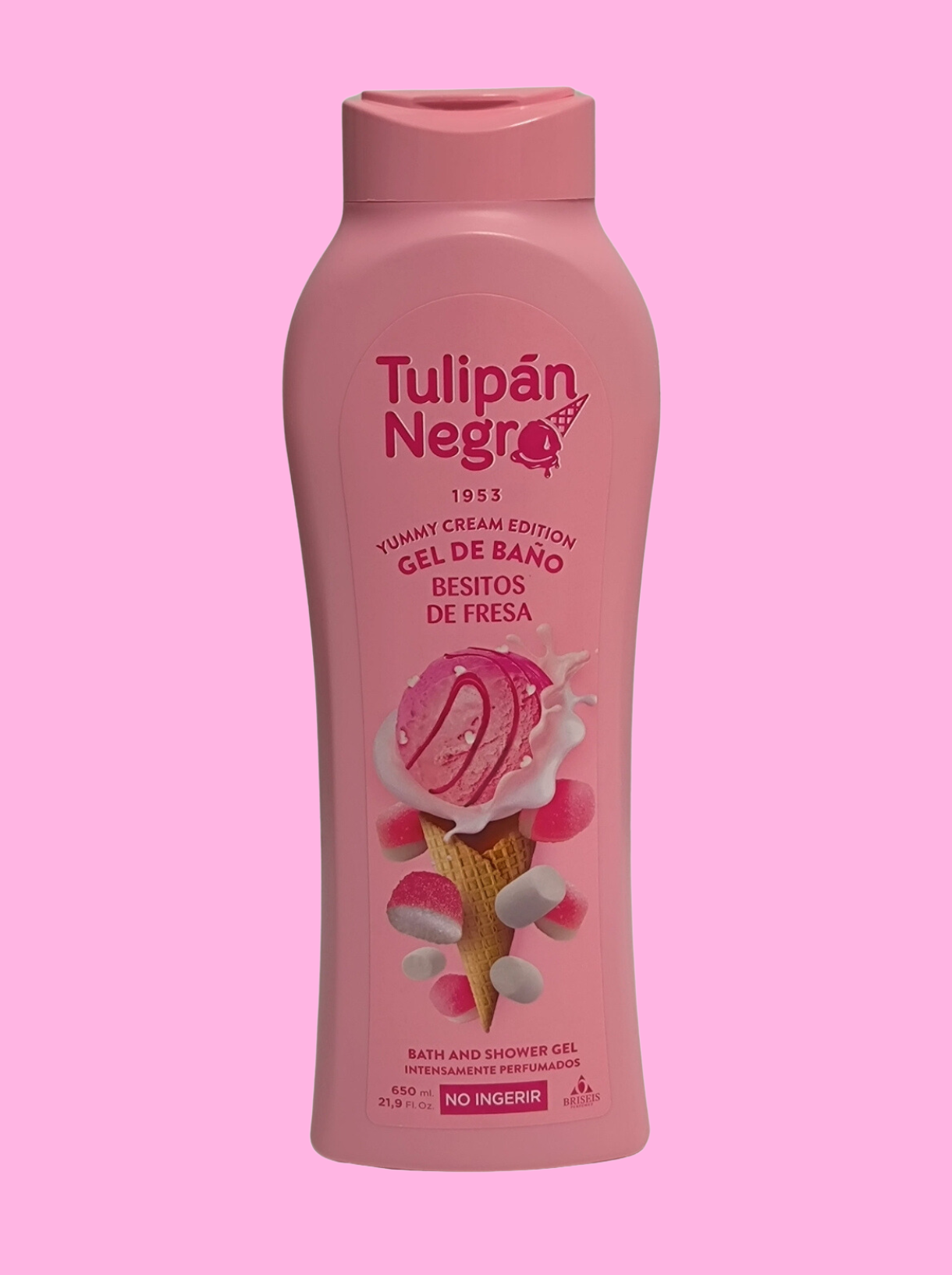 Gel Douche bisous à la Fraise. 650ml