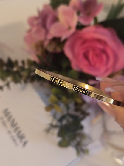 Bracelet "Je t'aime tout simplement"