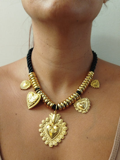 💙Collier CARLY Noir